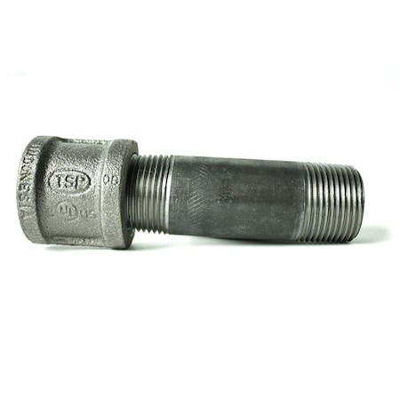 Thrifco Plumbing 3/4 R-L Nipple & Cpl, Black 9119050